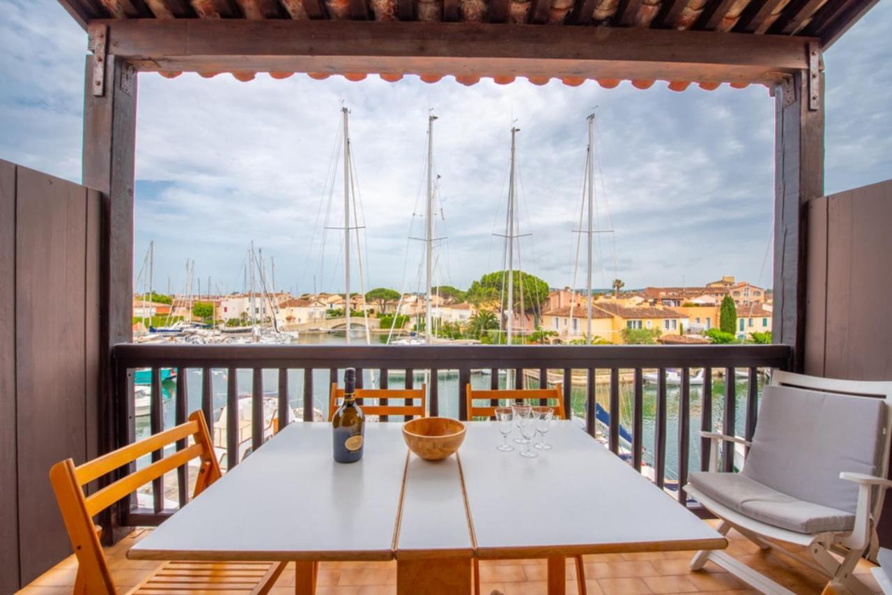 Nice Apt In Front Of The Marina In Grimaud Apartment Bagian luar foto