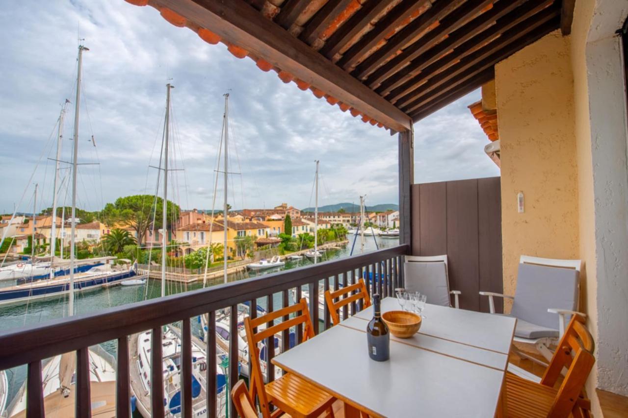 Nice Apt In Front Of The Marina In Grimaud Apartment Bagian luar foto