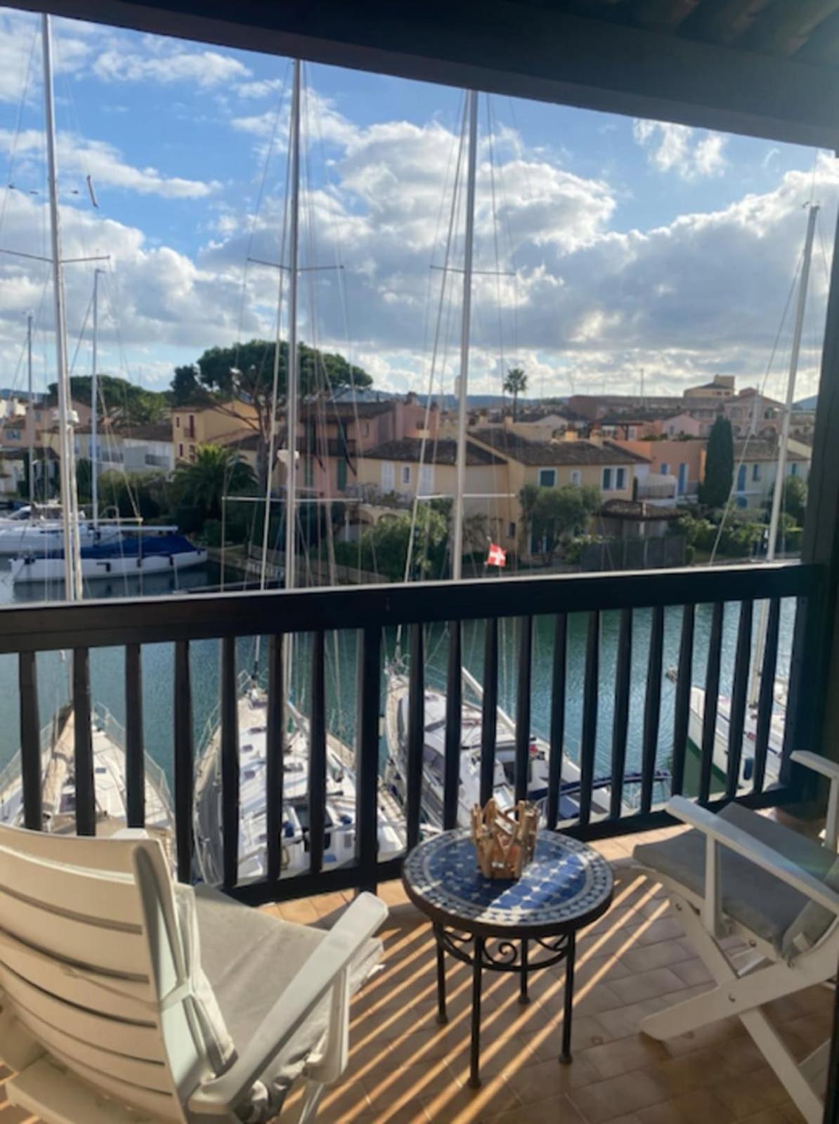 Nice Apt In Front Of The Marina In Grimaud Apartment Bagian luar foto